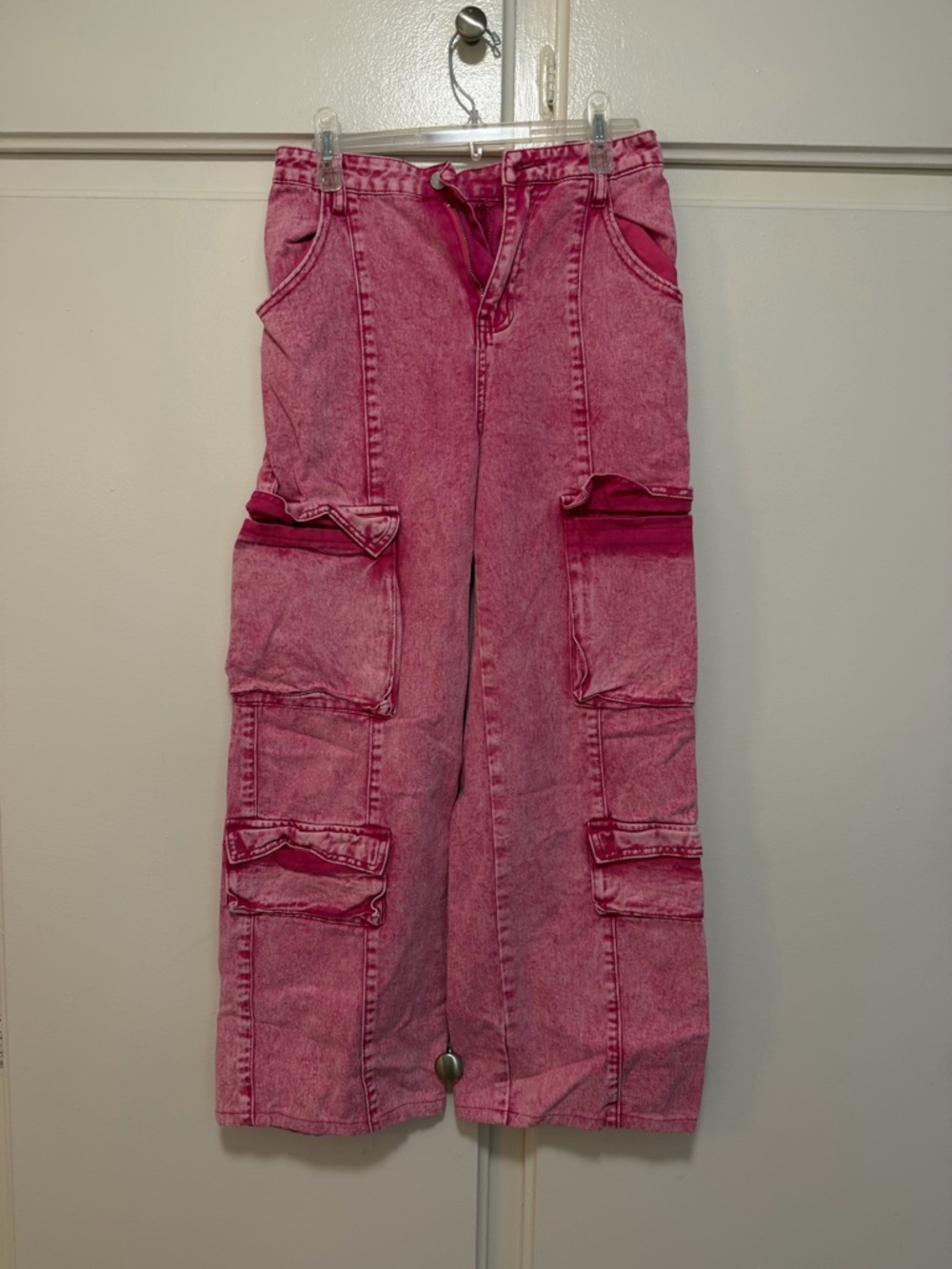 Pink Cargo Pants